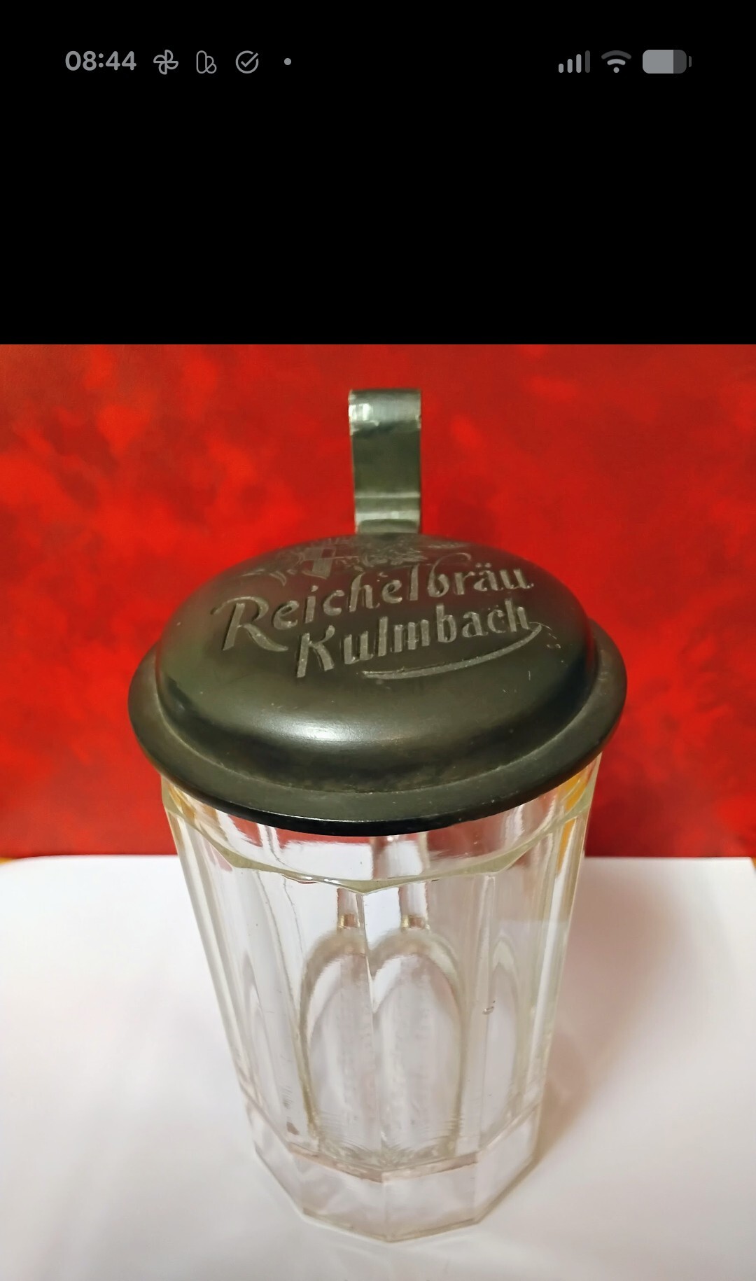 0,4 L geritzt, Schriftzug "Reichelbräu Kulmbach" im Boden 