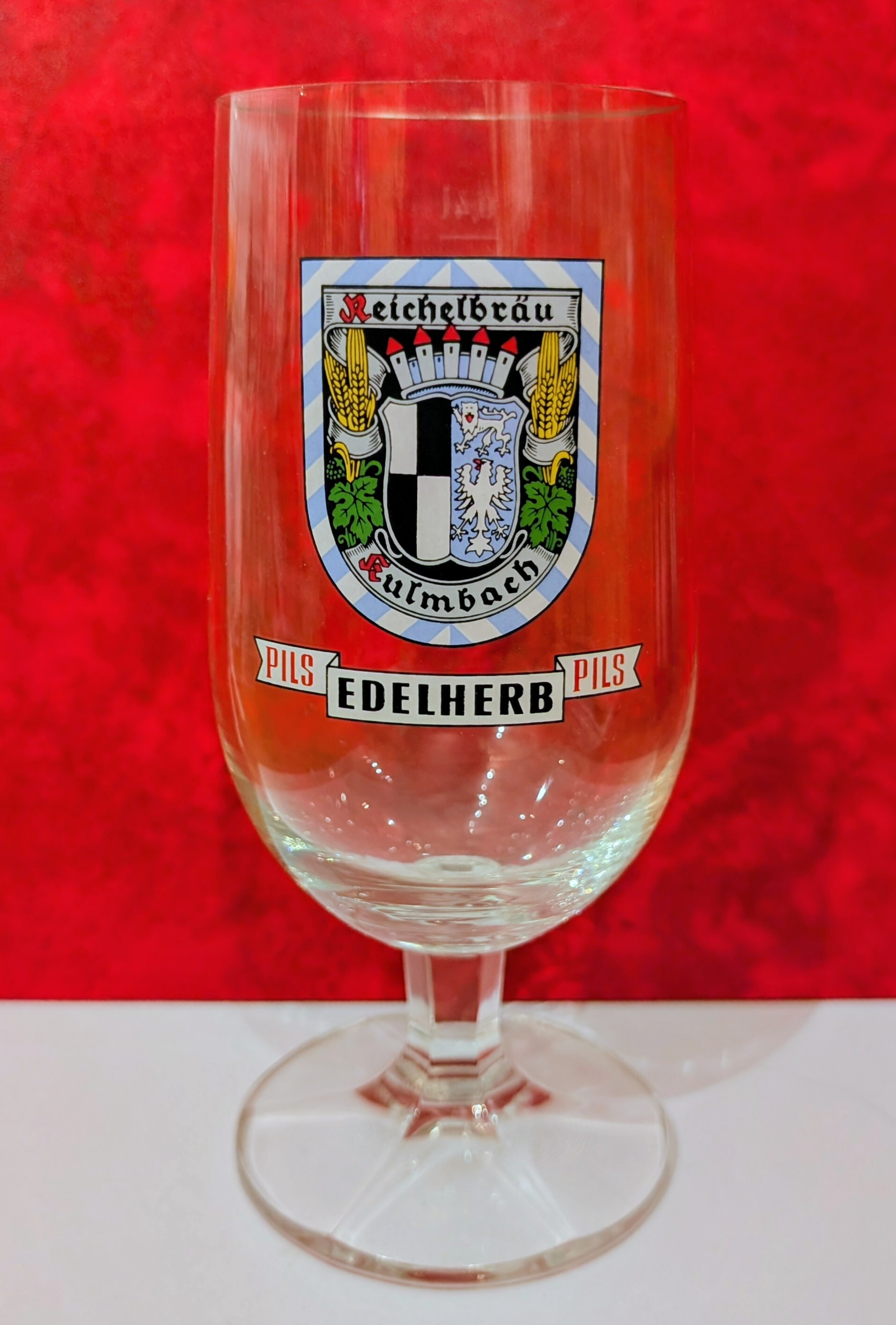 0,4 l - sechseckiger Stiel - großes Logo